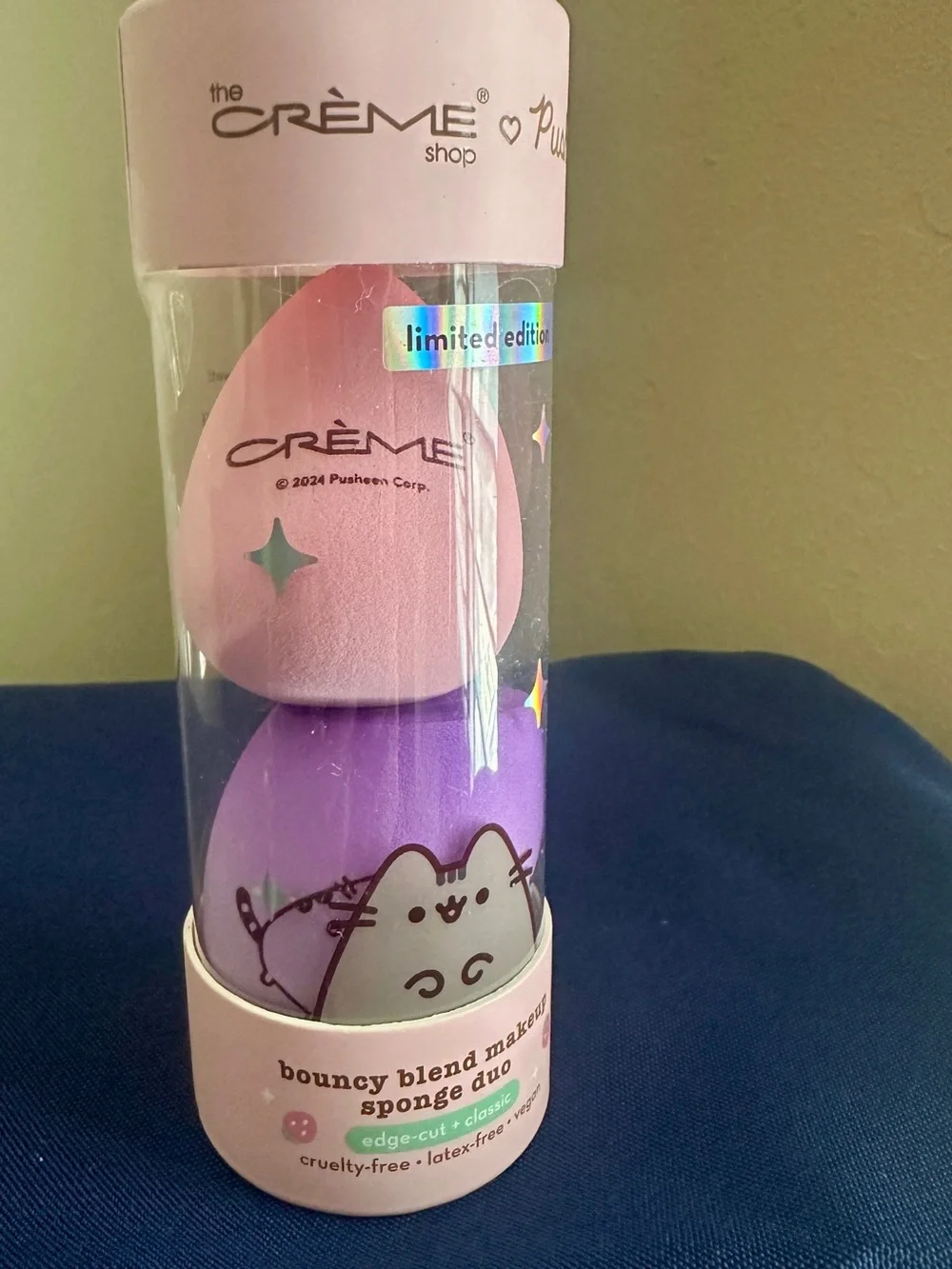 The Crème Shop Pusheen Sponge Duo - Pink & Purple